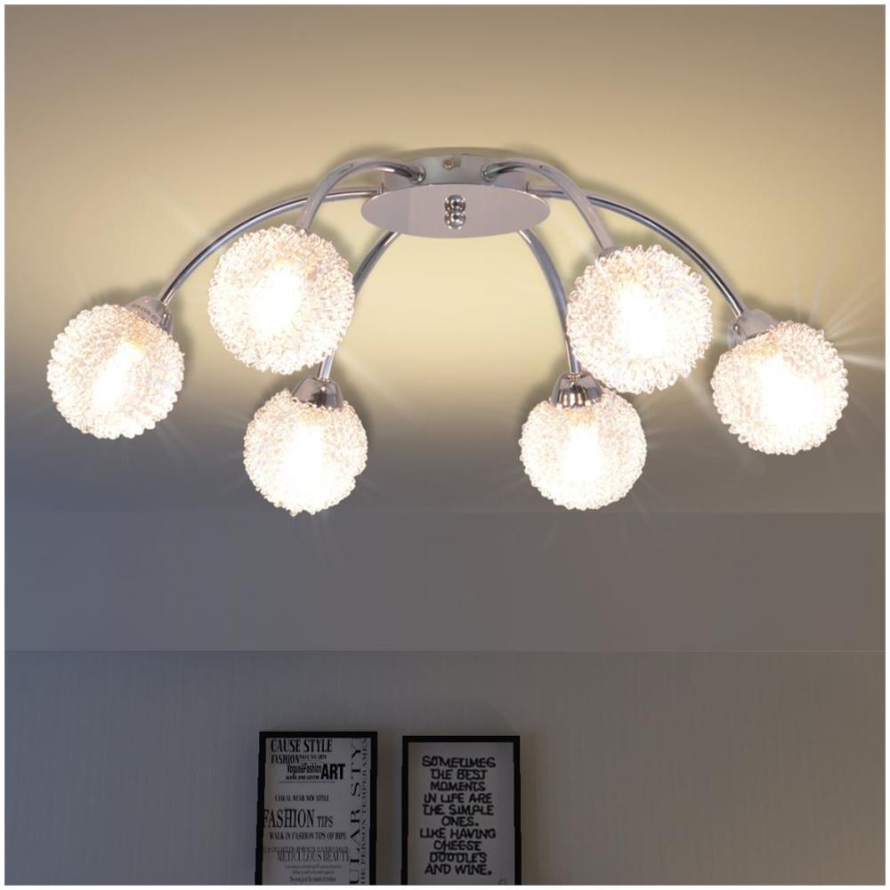 Lampadario Da Soffitto Con 6 Lampadine Led G9 240 W - Foto 2
