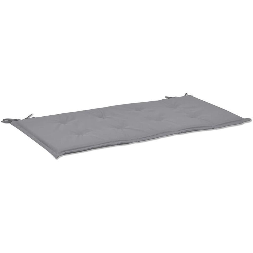 Cuscino per Panca da Giardino Grigio 100x50x4 cm - Foto 2