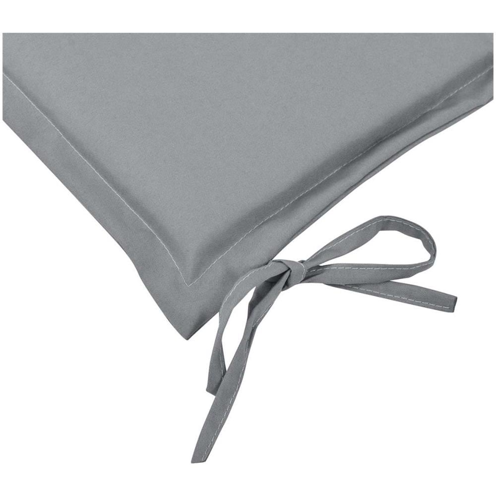 Cuscino per Panca da Giardino Grigio 100x50x4 cm - Foto 6