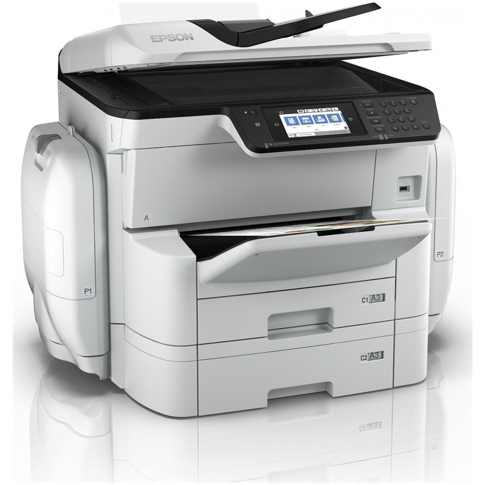 Stampante Multifunzione WorkForce Pro WF-C8690DTWF Inkjet a Colori Stampa Copia Scansione Fax A3 35 ppm Wi-Fi USB Ethernet - Foto 2
