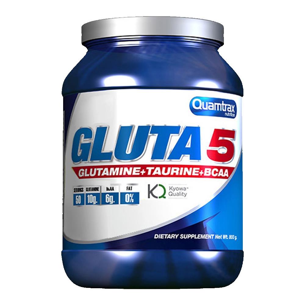 Gluta 5 800g - - Glutamine - Fragola-banana - Foto 1