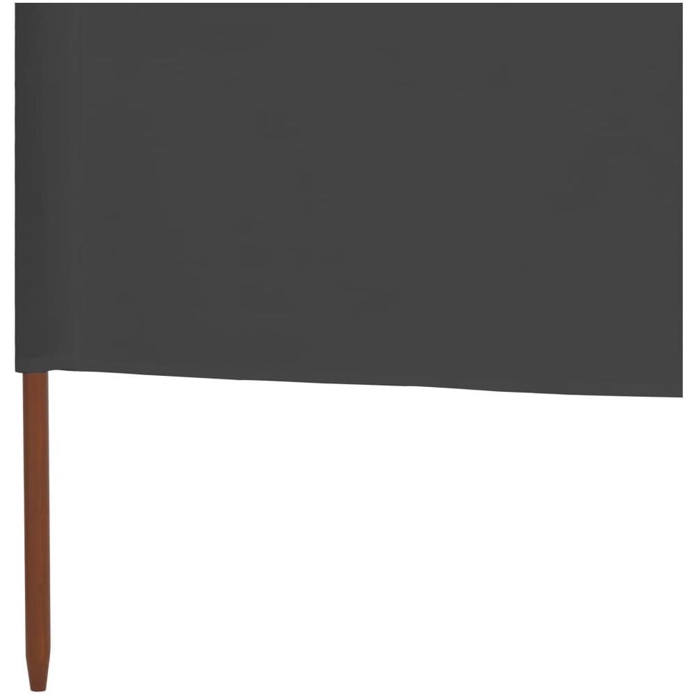 Paravento A 6 Pannelli In Tessuto 800x80cm Grigio - Foto 5