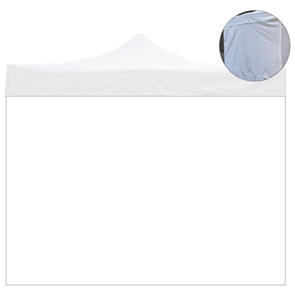 Telo Laterale 4,5x2mt Pvc Bianco Ricambio Per Gazebo 3x4,5mt 9011/2 - Foto 1