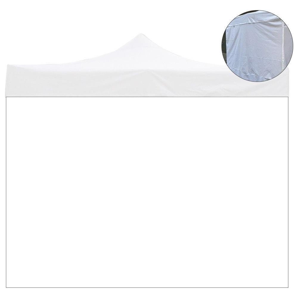 Telo Laterale 4,5x2mt Pvc Bianco Ricambio Per Gazebo 3x4,5mt 9011/2 - Foto 2