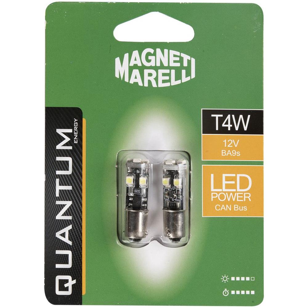 T4w Coppia Di Lampadine Auto Led 8smd 12v Attacco Ba9s - Foto 2