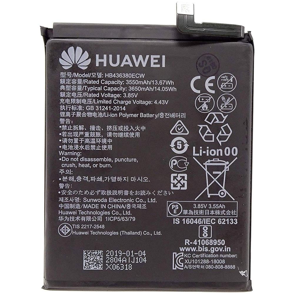 Batteria Pila Originale Hb436380ecw 3650mah Per P30 Ele-l09 In Bulk - Foto 2