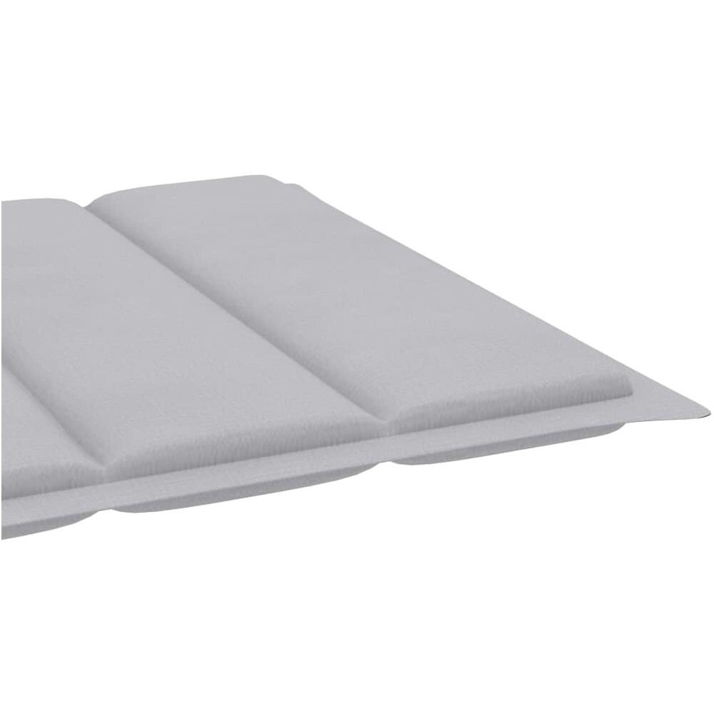 Cuscino Per Lettino Prendisole Grigio 200x50x4 Cm In Tessuto - Foto 8