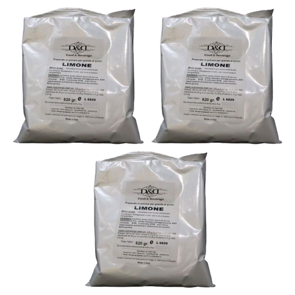 Preparato In Polvere Per Granita Al Limone 3 Buste Da 620 Gr - Foto 1