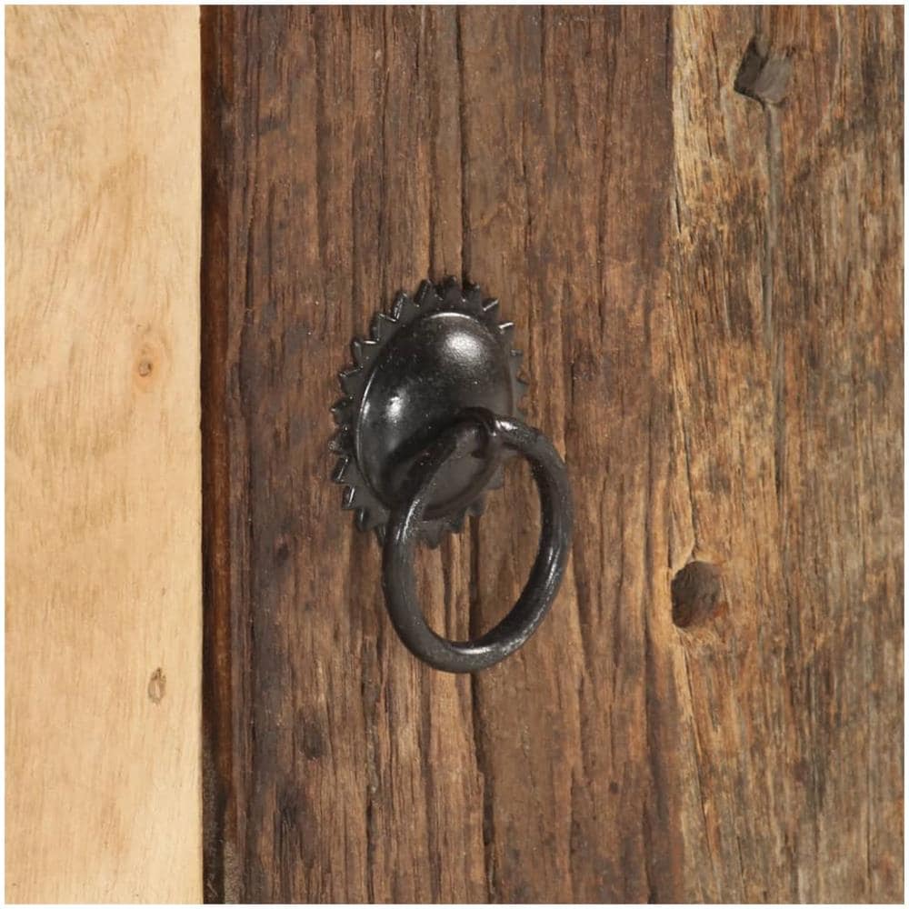 Mobile Porta TV 120x30x40cm in Massello di Acacia e di Recupero - Foto 3