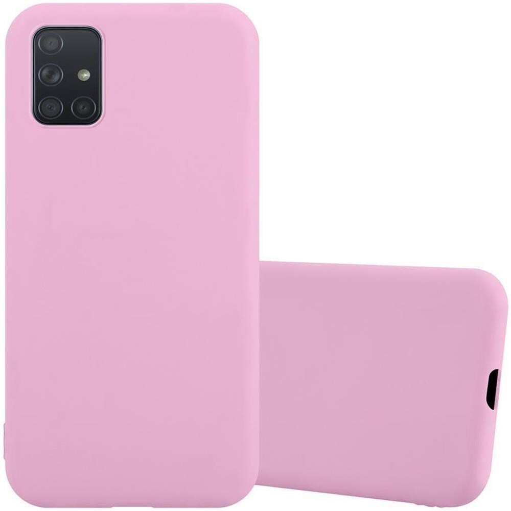 Custodia Compatibile Con Samsung Galaxy A71 In Candy Rosa - Coperchio Protettivo In Silicone Tpu Flessibile - Foto 1