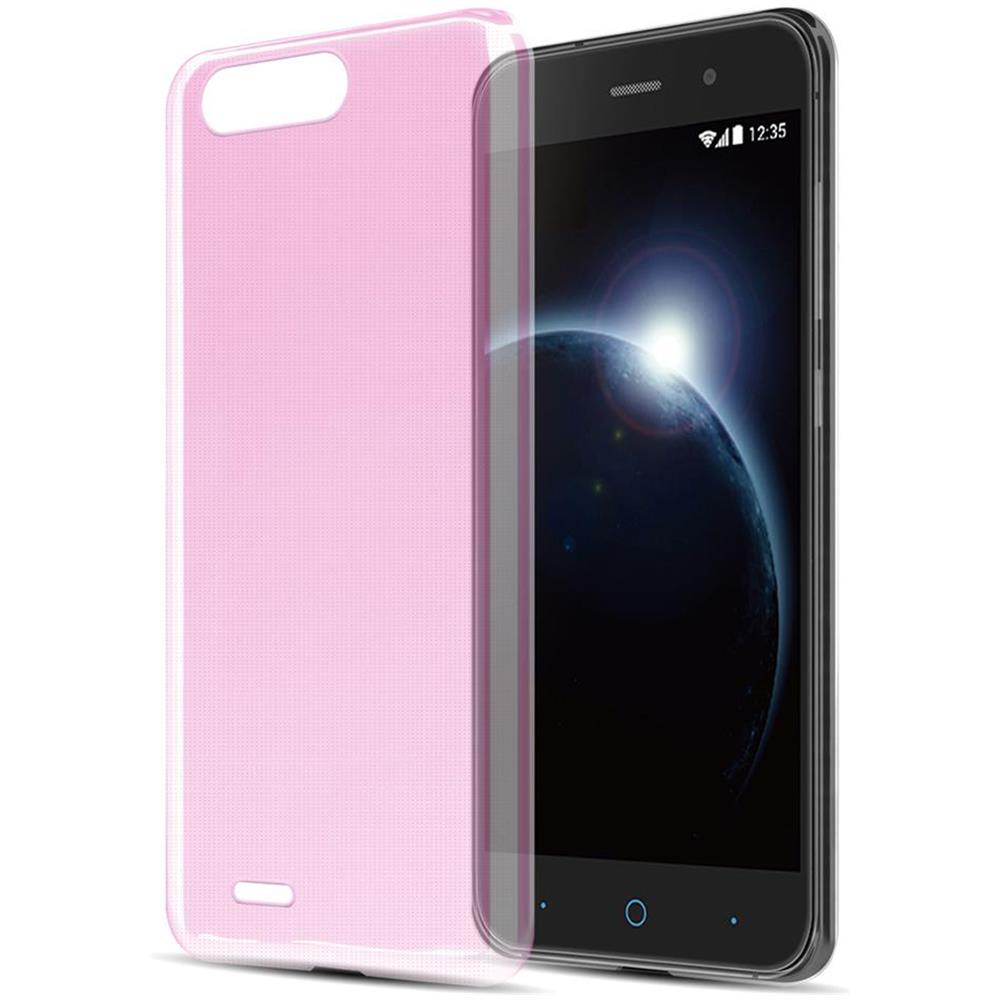 Custodia Compatibile Con Zte Blade V6 In Rosa Transparente - Coperchio Protettivo In Silicone Tpu Flessibile - Foto 1