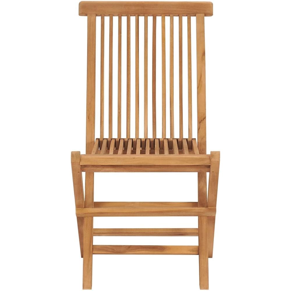Sedie Da Giardino Pieghevoli 6 Pz In Legno Massello Di Teak - Foto 2