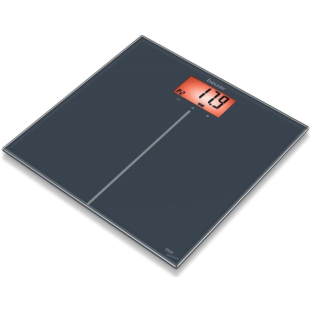 Pesapersone Gs 280 Bmi Genius Bilancia In Vetro Con Display A Illuminazione Multicolore Nero - Foto 2