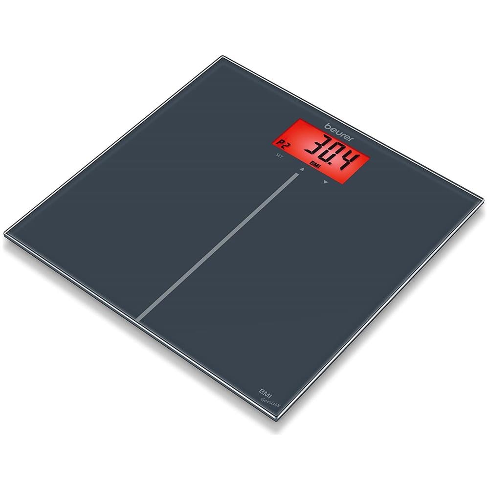 Pesapersone Gs 280 Bmi Genius Bilancia In Vetro Con Display A Illuminazione Multicolore Nero - Foto 3