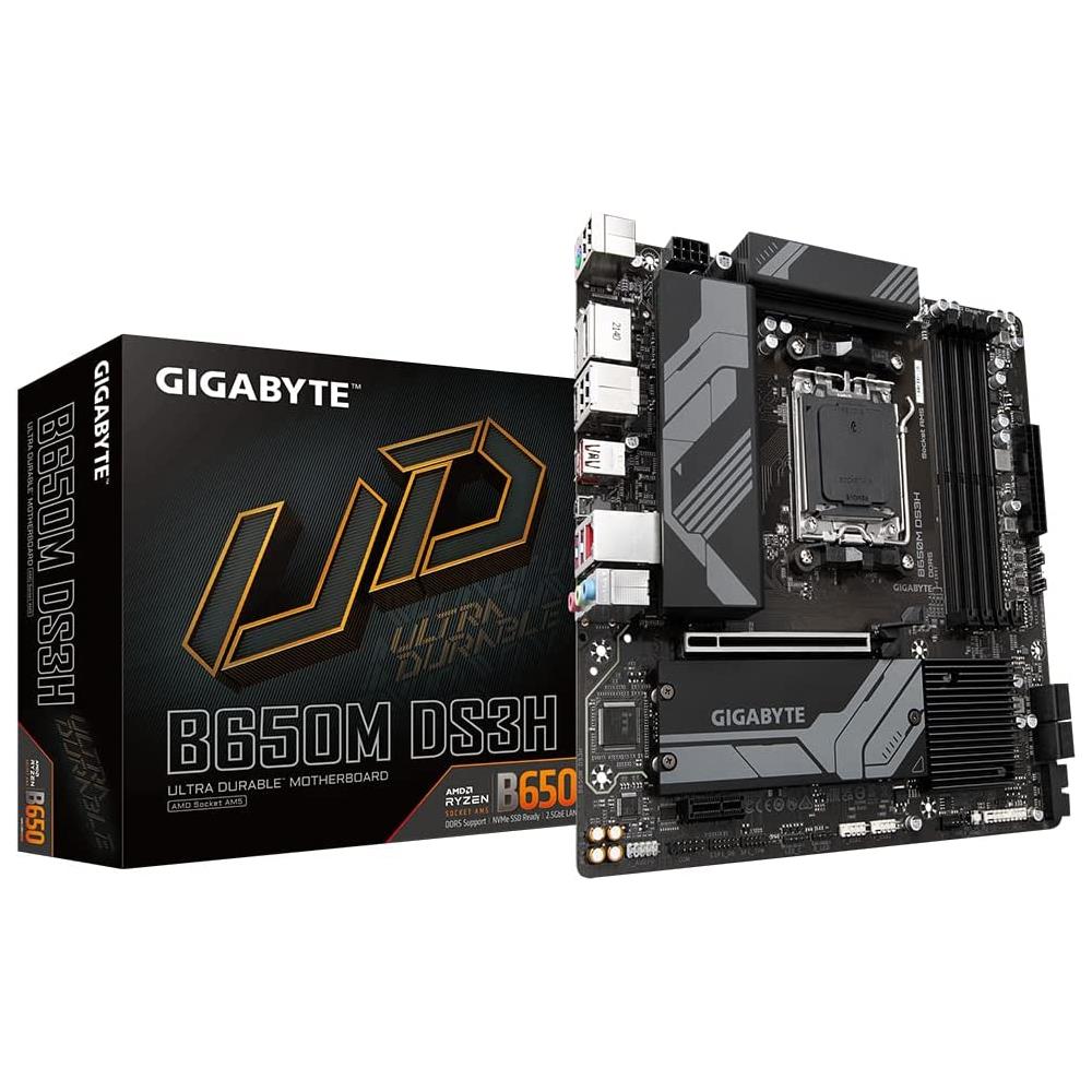 Scheda Madre B650M DS3H Socket AM5 Chipset B650 micro ATX - Foto 1