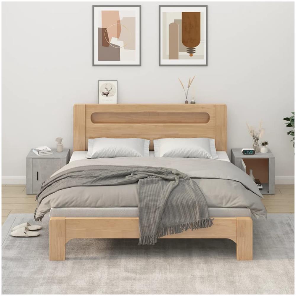 Comodini 2 Pz Grigio Cemento 50x39x47 Cm - Foto 1