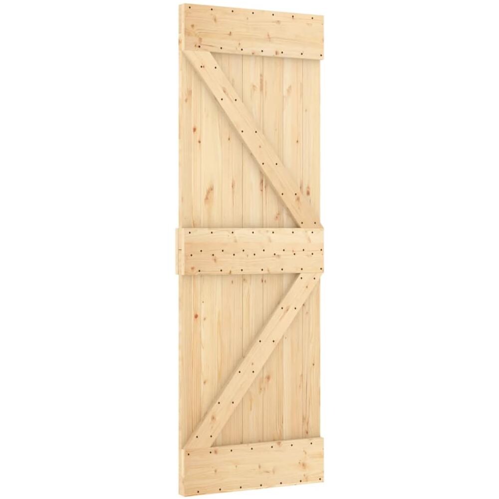 Porta NARVIK 70x210 cm in Legno Massello di Pino - Foto 2