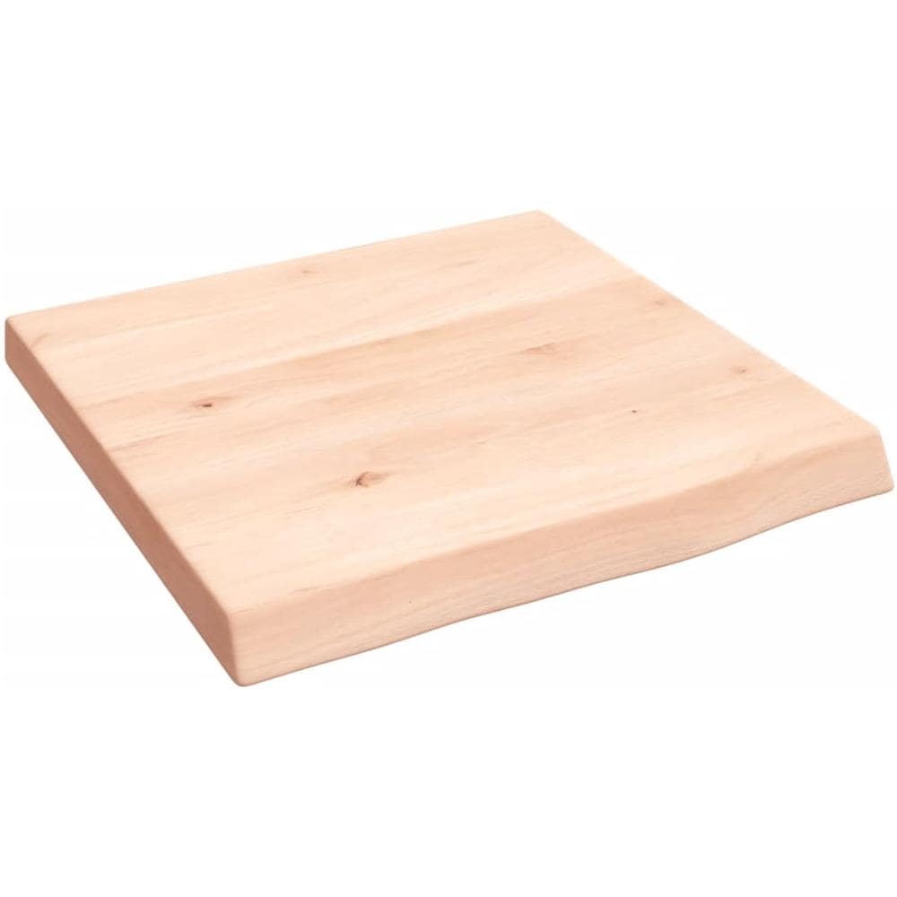 Ripiano a Parete 40x40x (2-4) cm Massello Rovere Non Trattato - Foto 1