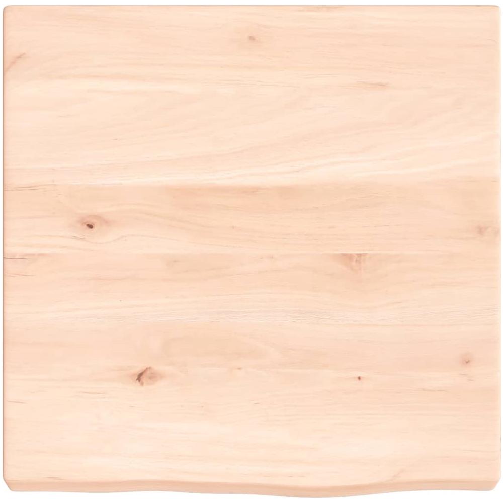 Ripiano a Parete 40x40x (2-4) cm Massello Rovere Non Trattato - Foto 2