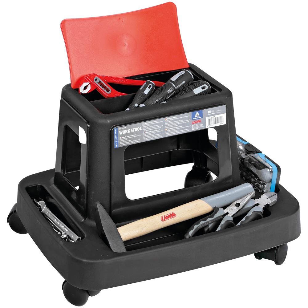 Work Stool, Sgabello Da Lavoro Con Ruote - Foto 2