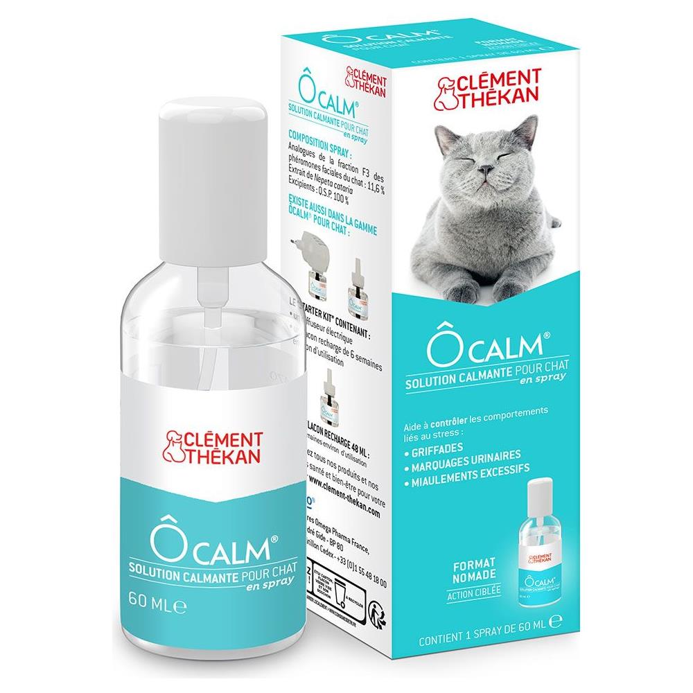 Ôcalm Antistress Spray 60ml Per Gatti Per Diffondere - Foto 1