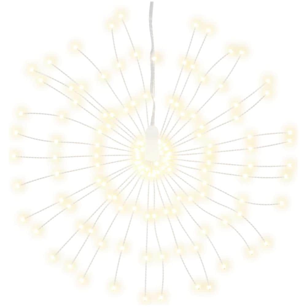 Illuminazioni Di Natale Galassia 140 Led 4pz Bianco Caldo 17 Cm - Foto 2