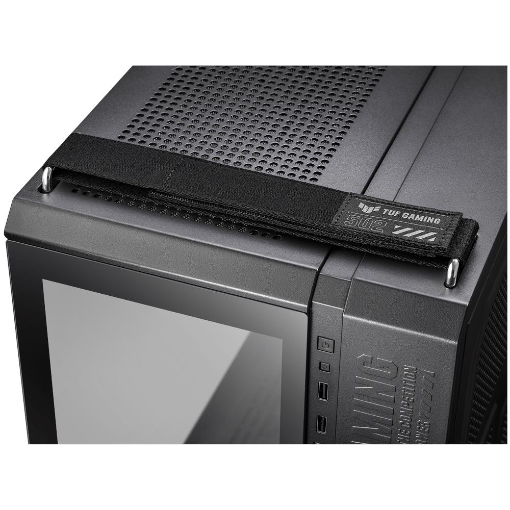 Case TUF Gaming GT502 PLUS Middle Tower ATX, micro ATX, Mini ITX Porte USB 3.2 Colore Nero (Finestrato) - Foto 5