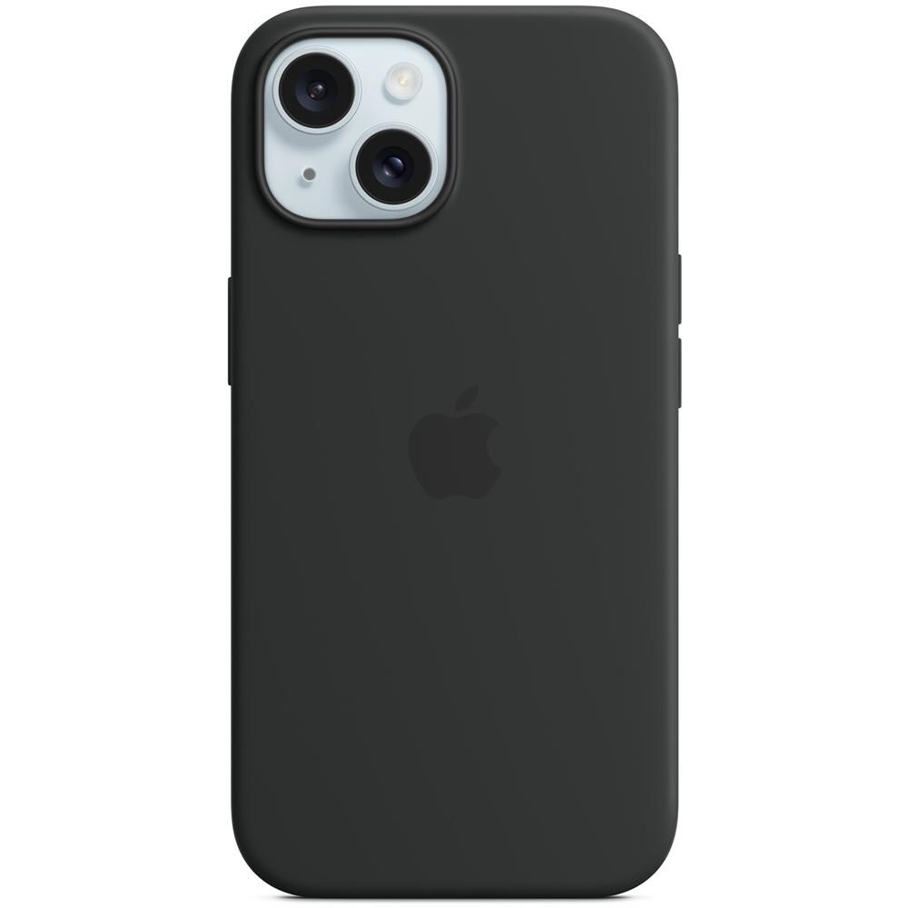 Custodia MagSafe in silicone per iPhone 15 - Nero - Foto 1