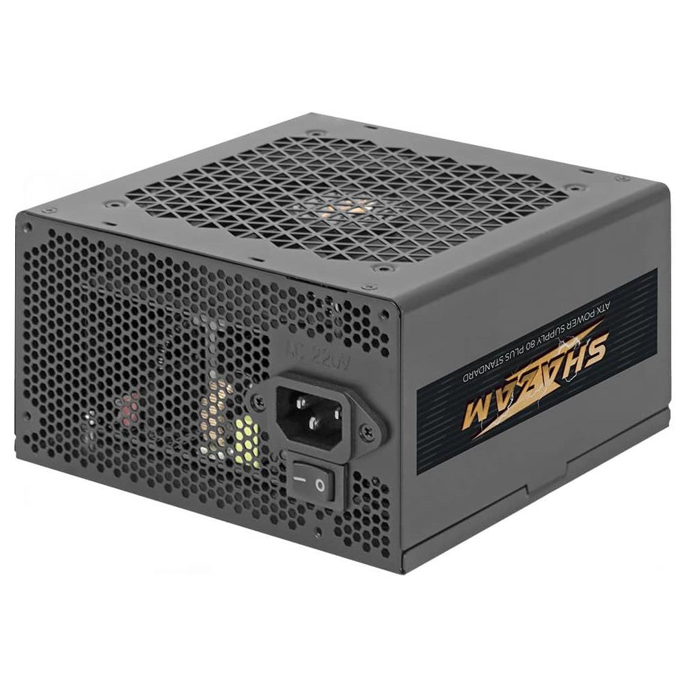 Alimentatore, Shazam 500W, ATX 80+ Bianco PFC ATTIVO FAN 120MM TASTO ON /OFF - Foto 1