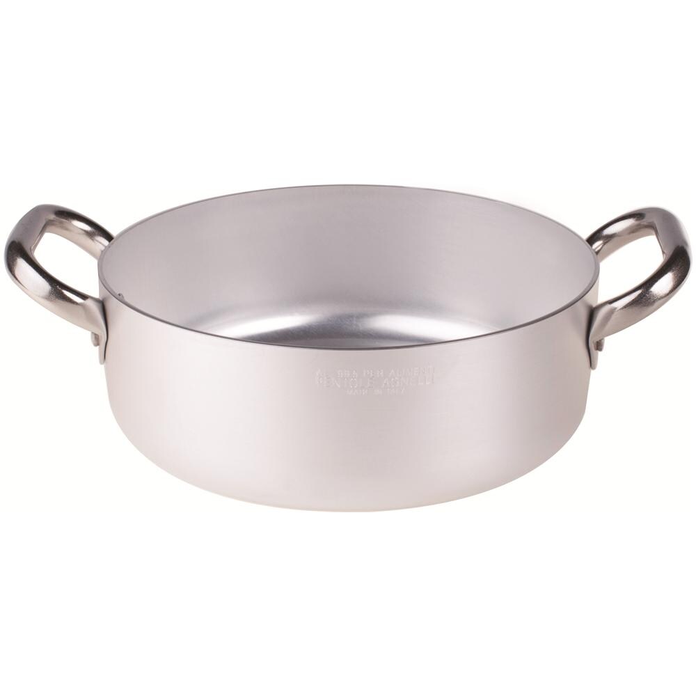 Casseruola Bassa 2 Maniglie Diametro 24 cm - Linea Alluminio 3 mm - Foto 1
