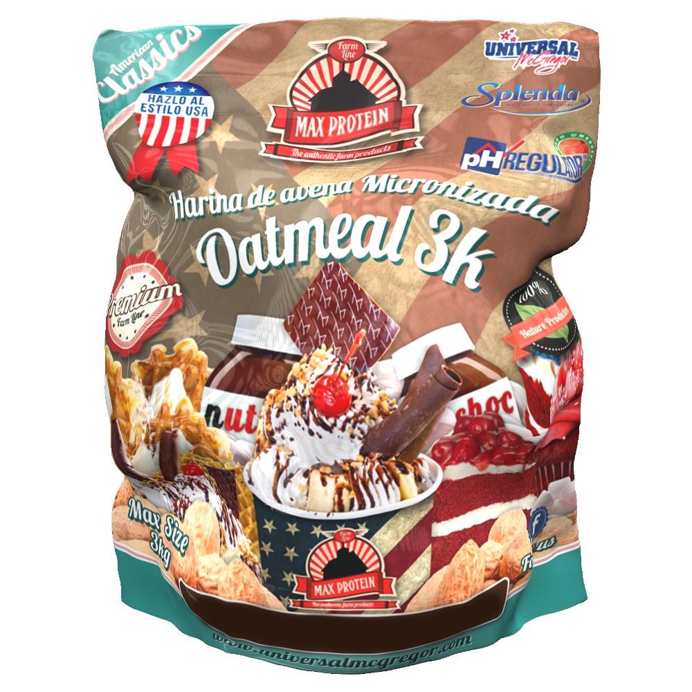 Farina D'avena Max Sac 3 Kg - ® - Sostitutivi Dei Pasti (mrp) - Donut - Foto 1