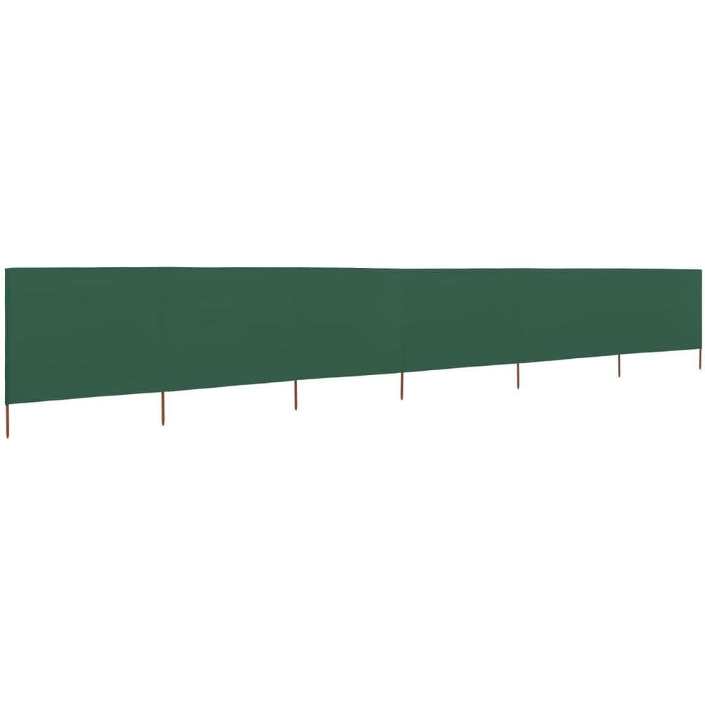 Paravento A 6 Pannelli In Tessuto 800x80cm Verde - Foto 1