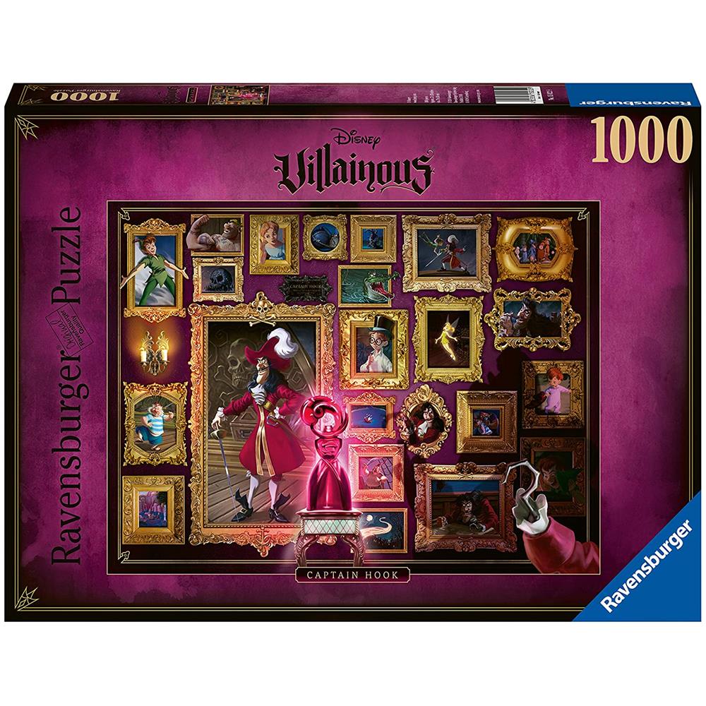 Puzzle Villainous: Capt. Hook 1000 Pz 70x50 cm 15022 - Foto 1