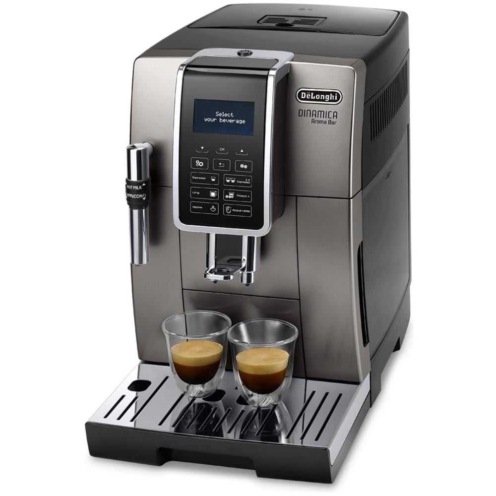 Image of De Longhi ECAM359.37.TB Macchina Caffè Automatica con Macinacaffè 1450 W 15 Bar (Titanio - Nero)
