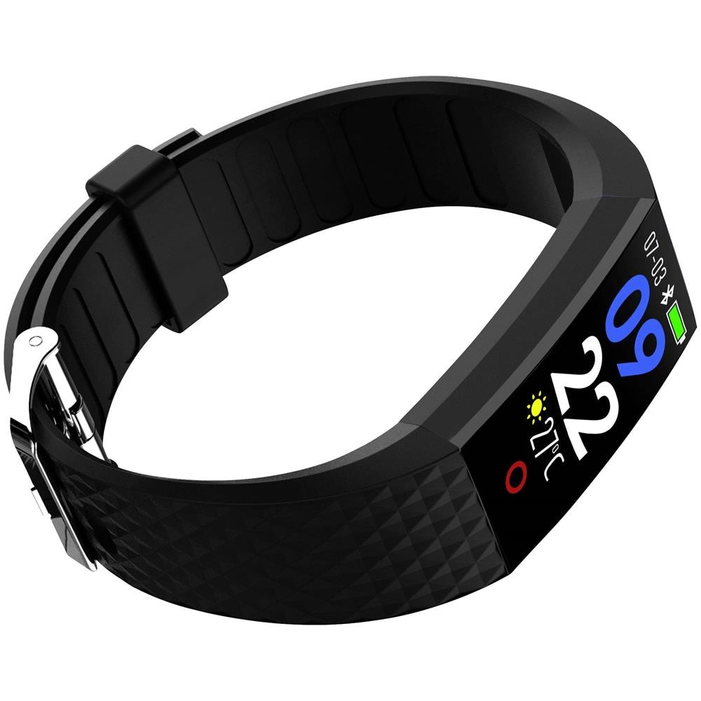 Activity Tracker SW 320 HR Resistente all'Acqua IP67 Display 0.96" Bluetooth per Fitness con Pedometro e Cardiofrequenzimetro Nero - Europa - Foto 4