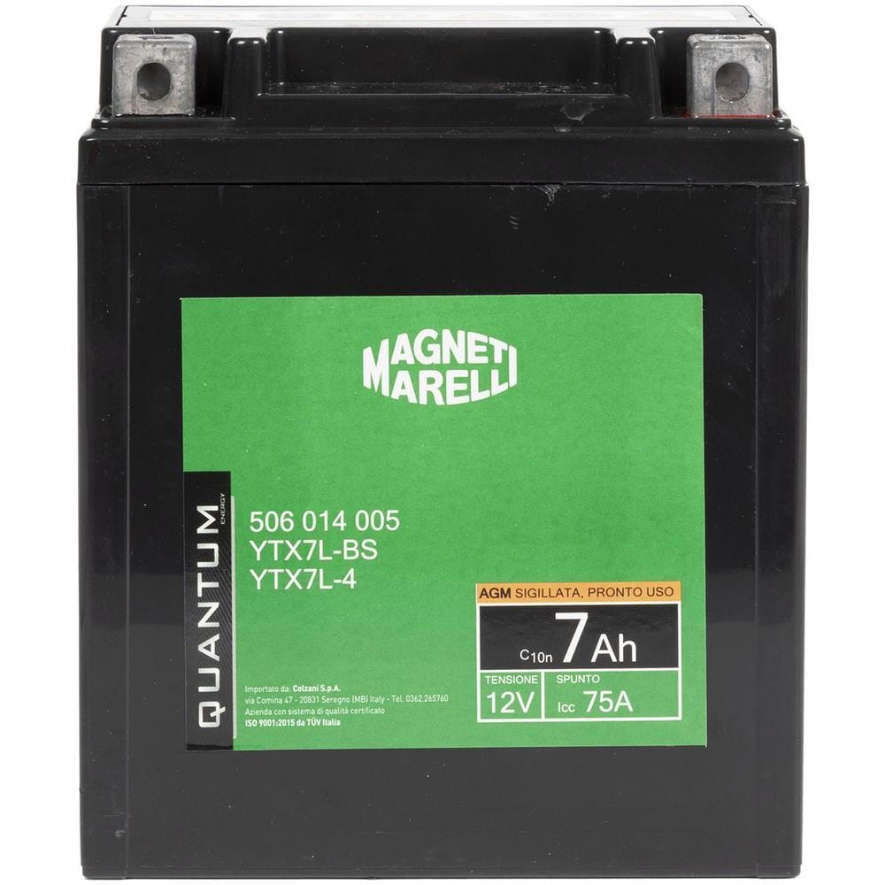 Batteria Moto Scooter 7ah 12v 75a Agm Sigillata Polo Positivo Dx - Foto 2