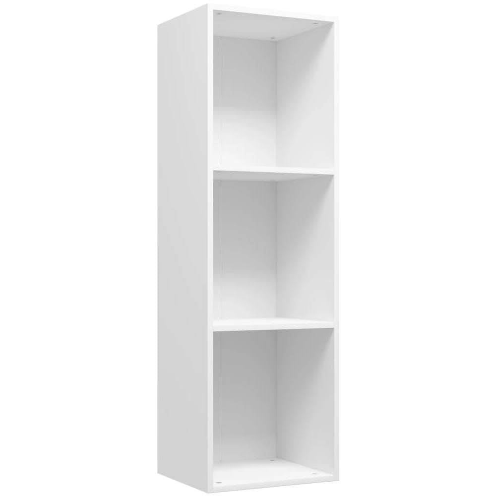 Libreria /Mobile TV Bianco 36x30x114 cm in Legno Multistrato - Foto 2