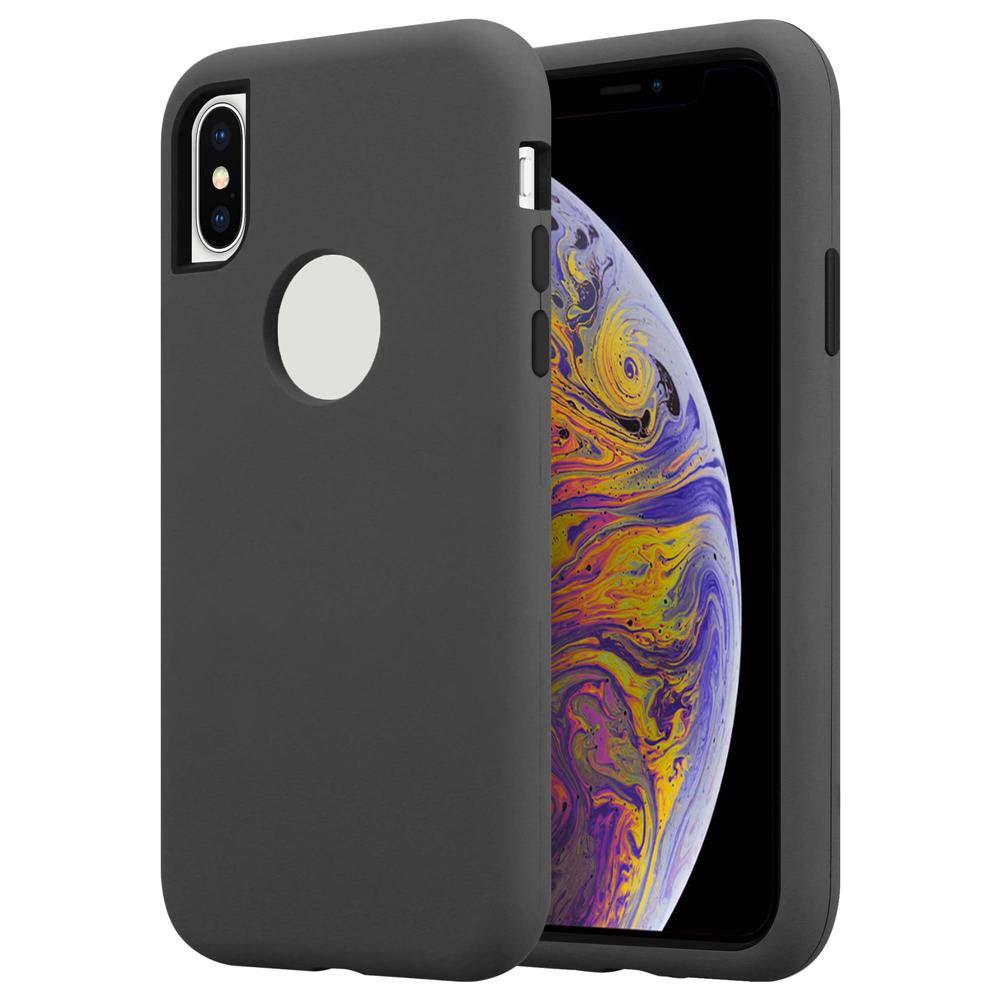 Custodia Compatibile Con Apple Iphone X / Xs In Grigio Quarzo - Coperchio Protettivo Ibrido Con Silicone Tpu All'interno E 2 Pezzi Di Plastica All'esterno - Foto 1