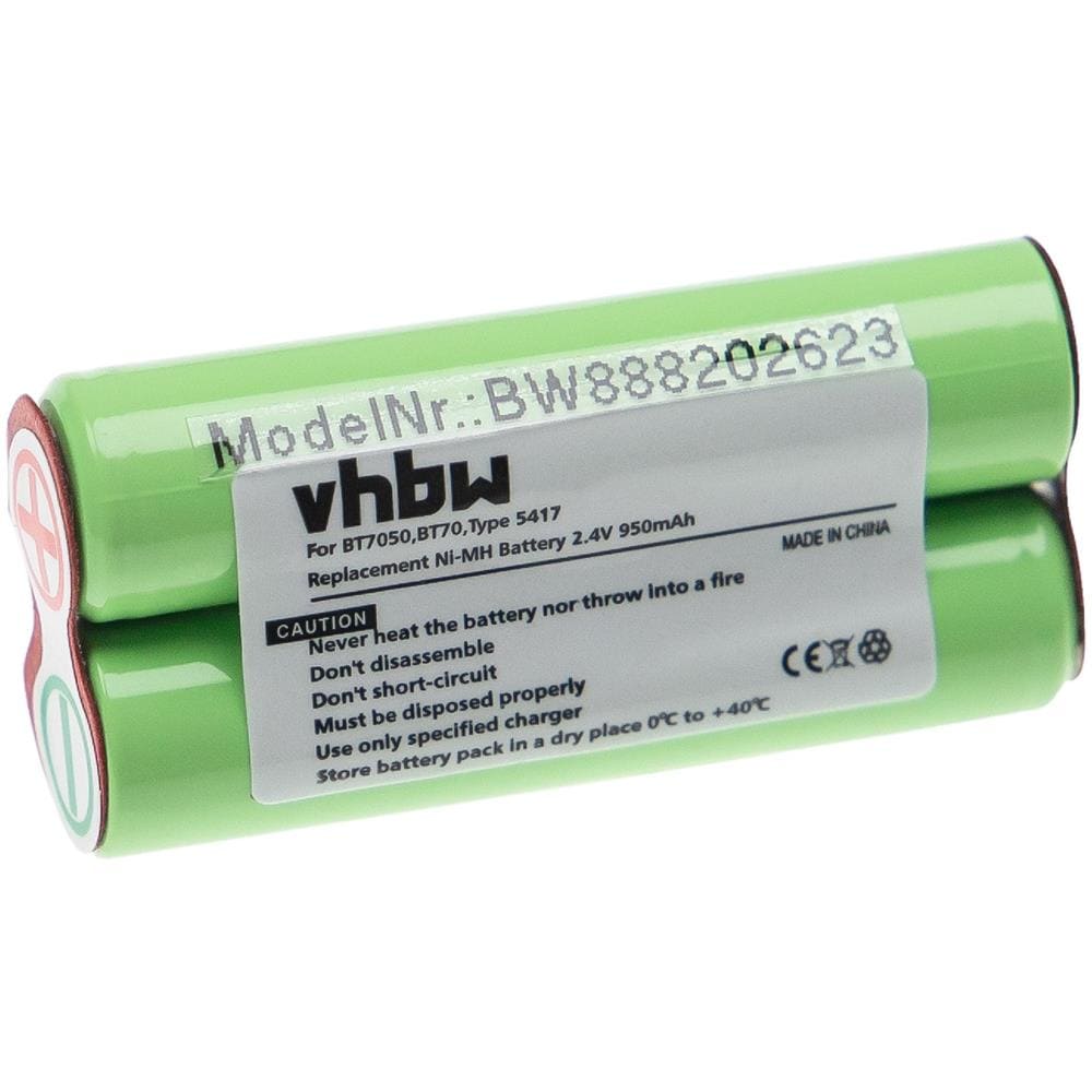 Batteria Compatibile Con Braun Bt5090, Bt70, Bt7050, Cruzer 6, Series 7 Rasoio Elettrico (950mah, 2,4v, Nimh) - Foto 1