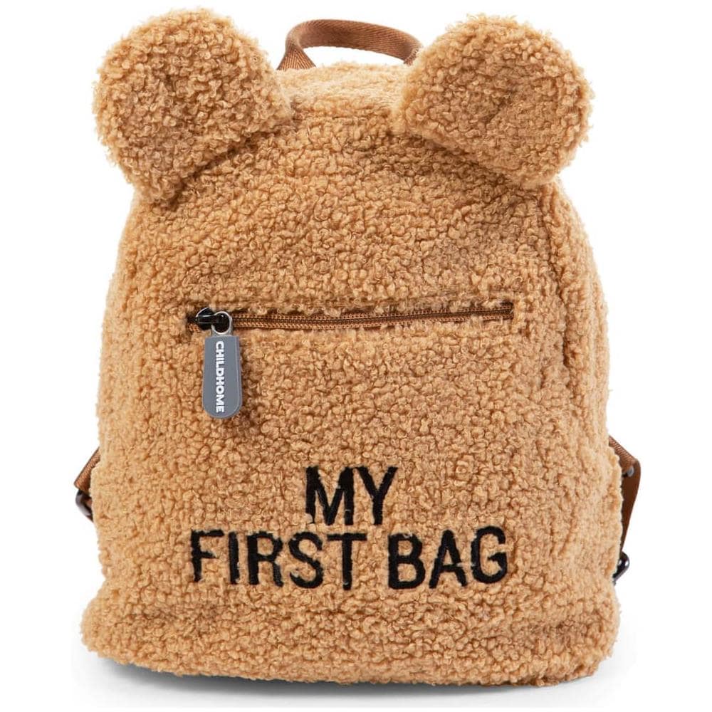 Zaino per Bambini My First Bag in Peluche Beige - Foto 1