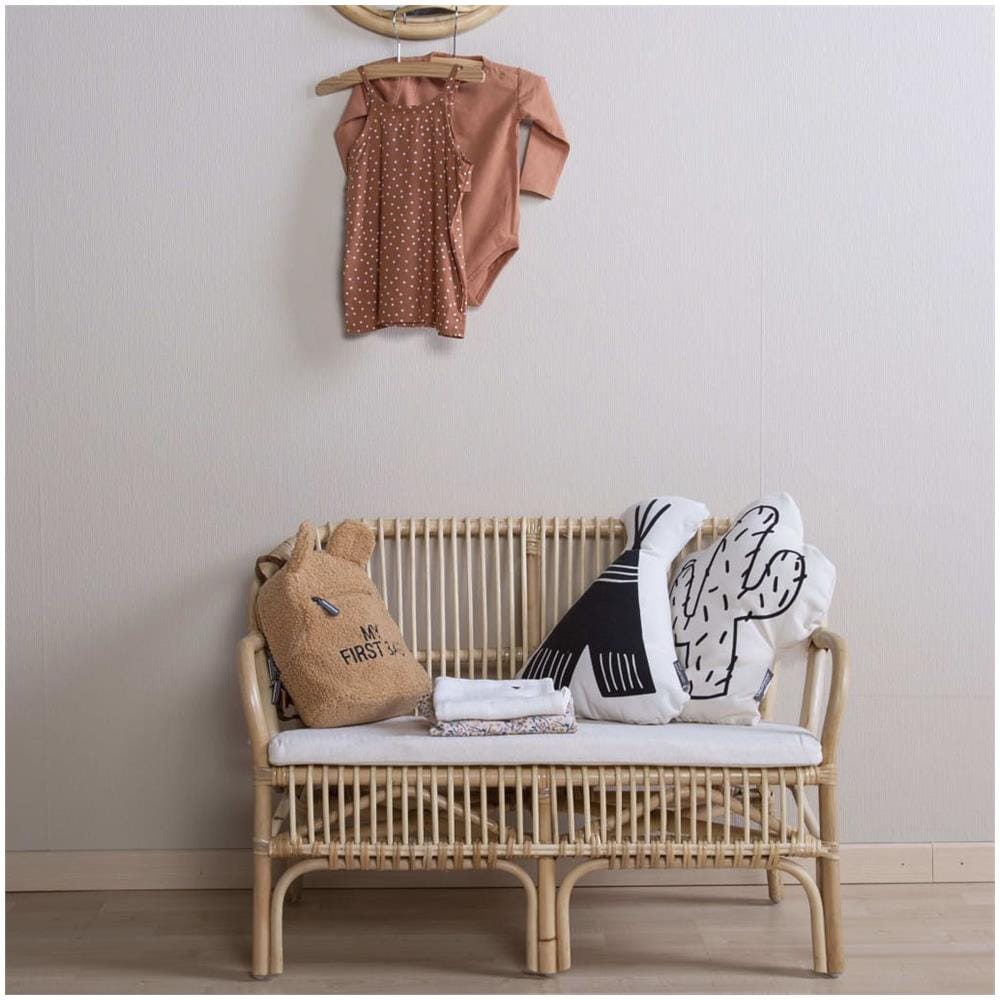 Zaino per Bambini My First Bag in Peluche Beige - Foto 2