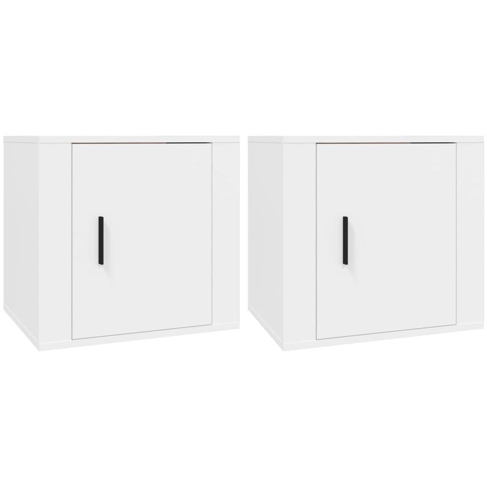 Comodini 2 Pz Bianca 50x39x47 Cm - Foto 2