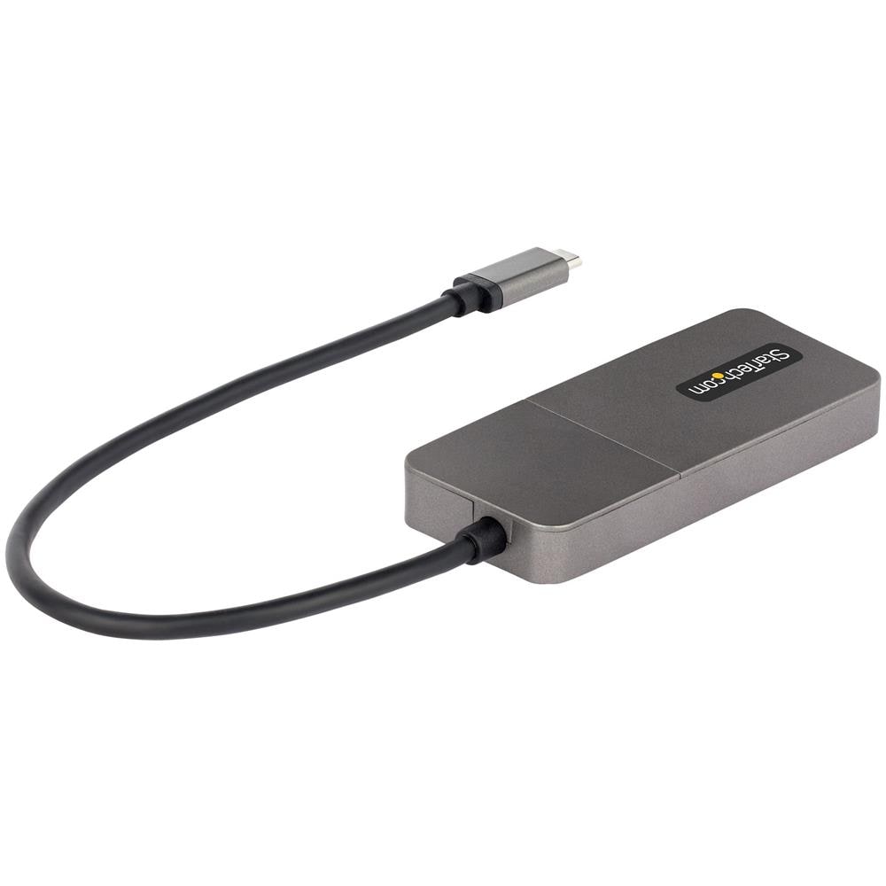 Adattatore USB-C HDMI a 3 Porte - MST Hub USB C a HDMI 4K 60Hz - Convertitore da USB Type-C a Multi Monitor HDMI per Notebook - Splitter HDMI / Hub HDMI Multi-Stream Trasport - Cavo integrato da 30cm - Foto 2