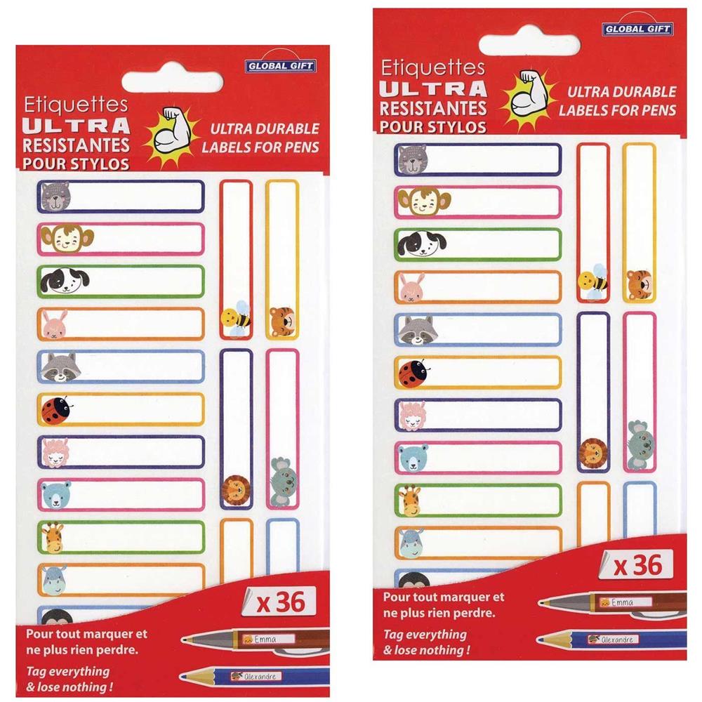 72 Etichette Laminate Ultra Resistenti - Piccoli Animali - Foto 1