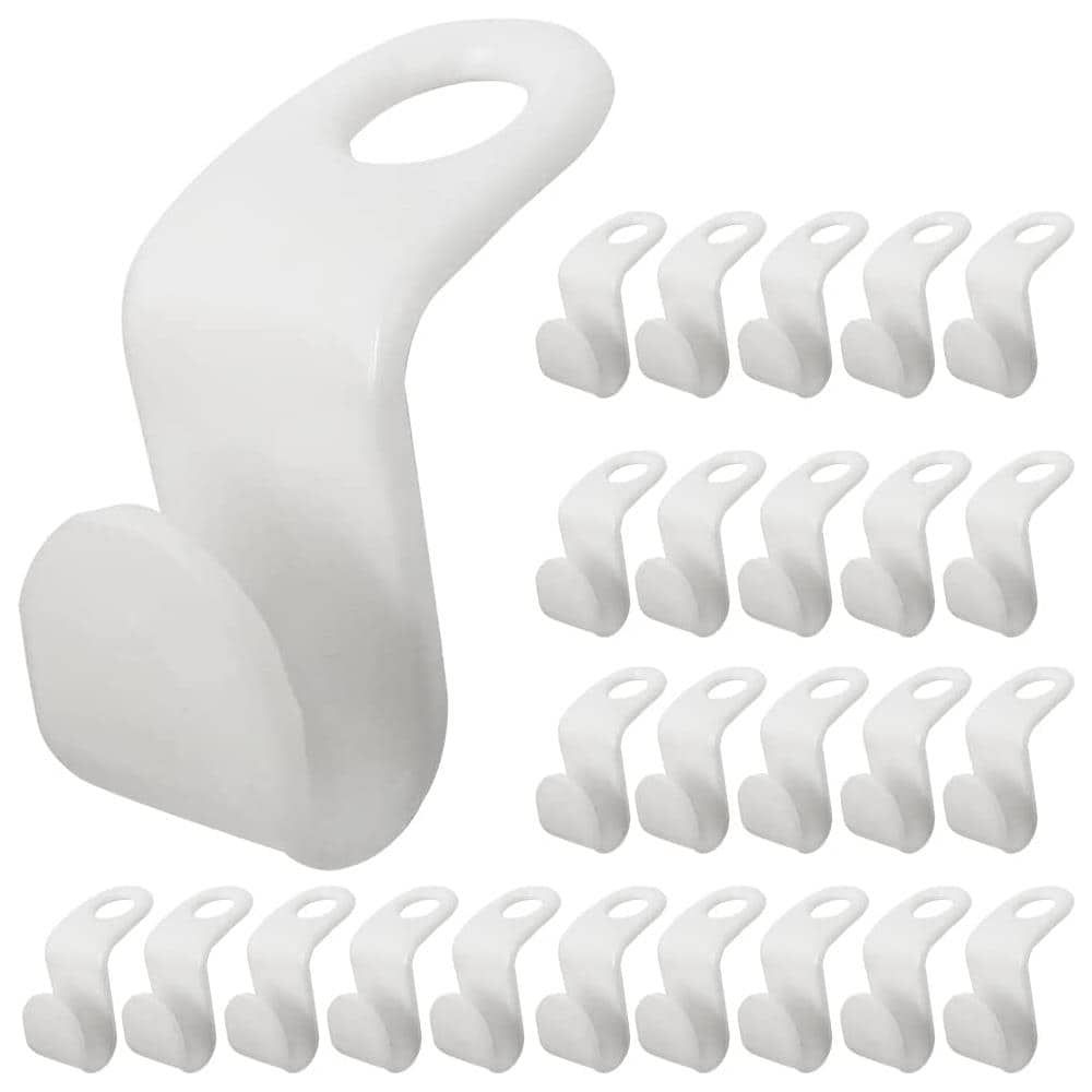 Confezione Da 30 Ganci Appendiabiti Per Appendini Bianco - Foto 1