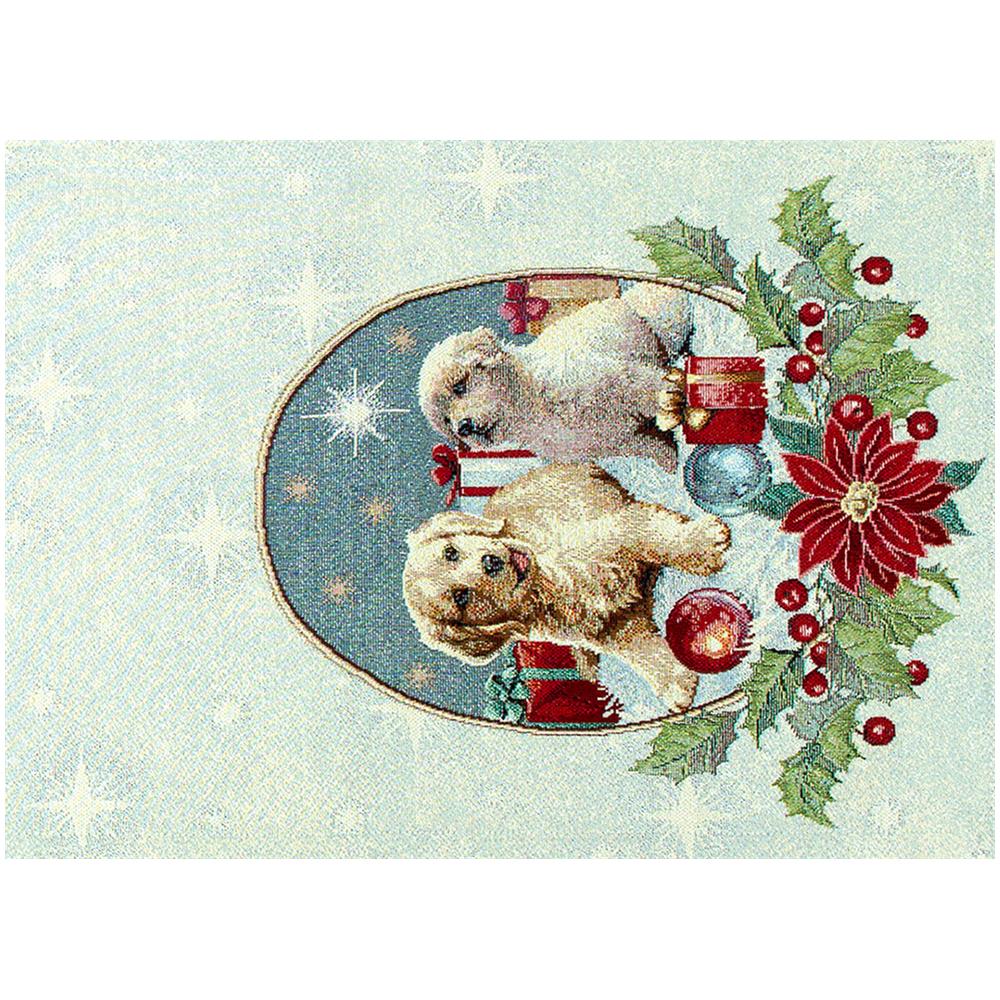 Tovaglia Natale Centrino Runner Tavolo Centrotavola Natalizio Cagnolini 45x140 Cagnolini - Foto 5