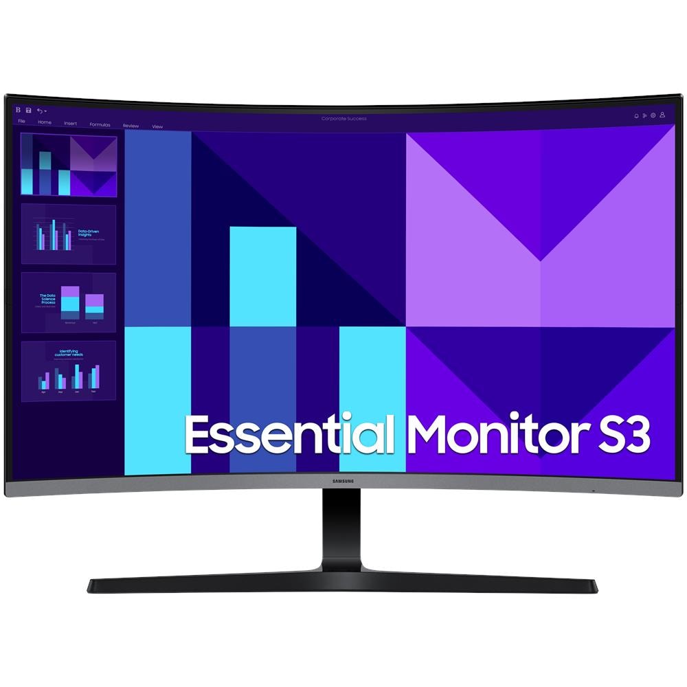 Monitor 32" LCD VA Curvo Essential S3 S39GD Full HD 1920x1080 Pixel Tempo di Risposta 4 ms - Foto 3