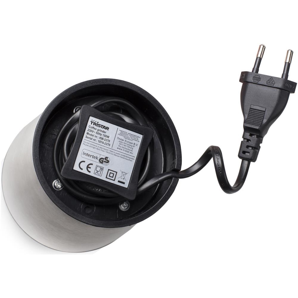 Macinacaffè in Acciaio Inox Design Anni '50 Potenza 150 Watt - Foto 4