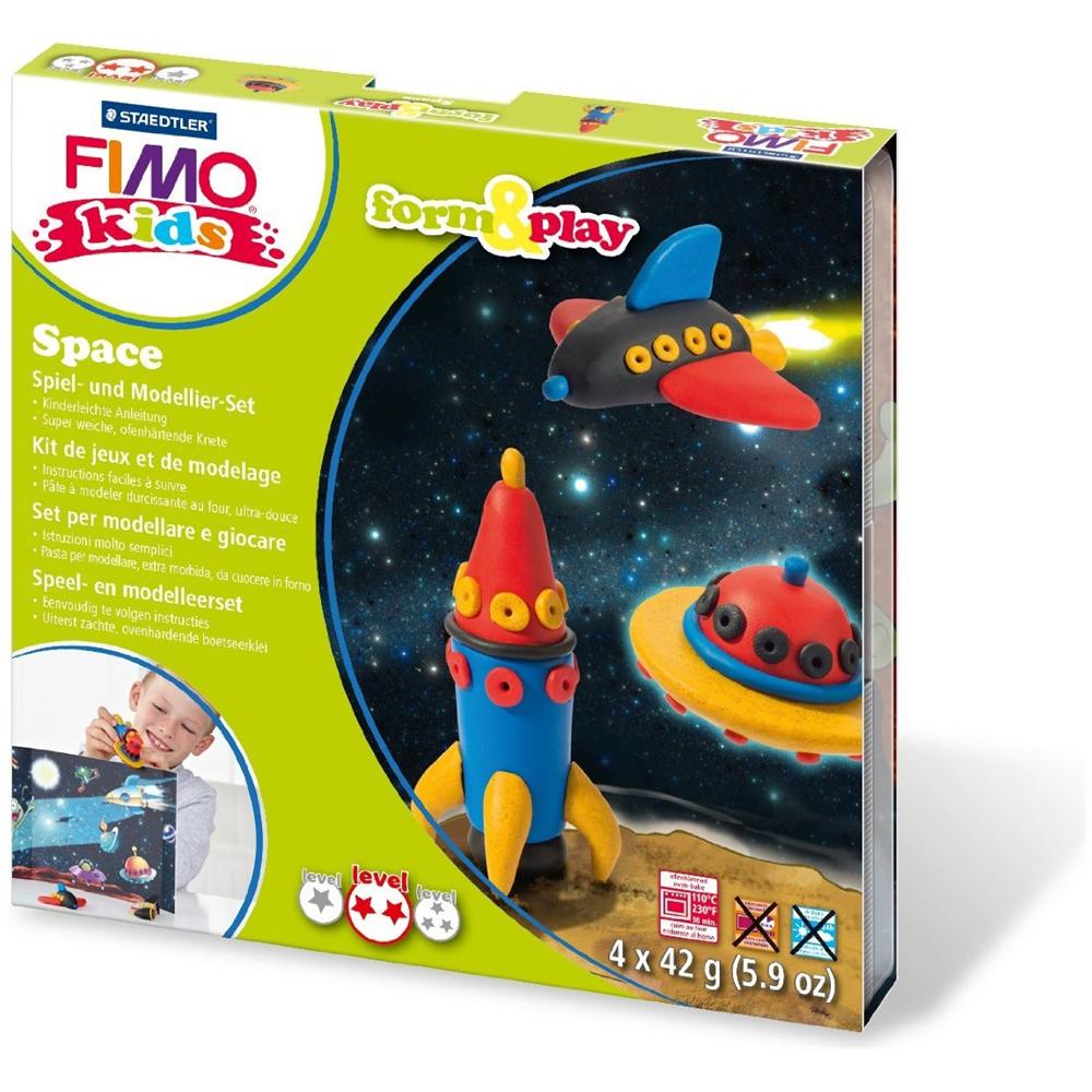 Pasta da Modellare Fimo Kids Form&Play Spazio Livello 2 8034 09 LY - Foto 1