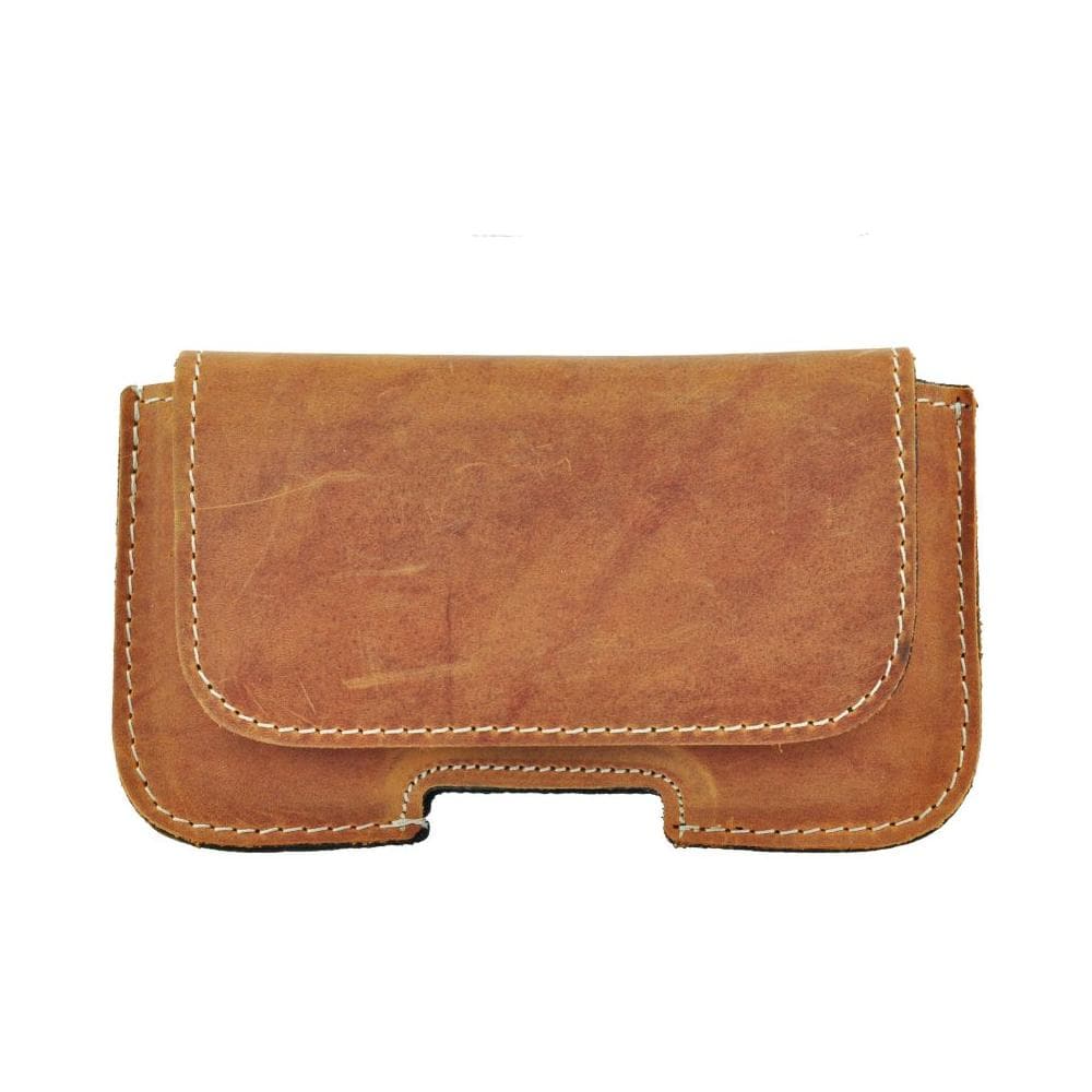 Holster - Pelle 200a - Model 2 (son Xperia J / St26i / Iphone 5/5s / 5se / 5c) Orizzontale, Brown - Foto 1